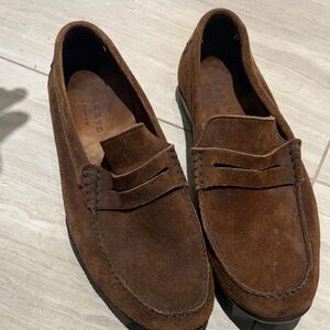 Harry's of London Chestnut Suede Slip-Ons